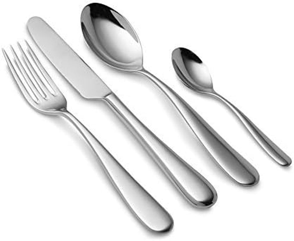 Alessi 5180S24M Nuovo Milano Monobloc bestekset 24-delig gepolijst roestvrij staal 18/10 keuken Naty Shop