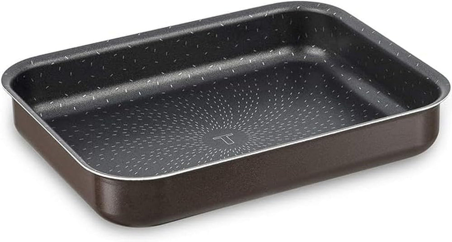 Tefal J1600502 Success Flach Mini Backofen Aluminium Zwart 19X25 X 4,2 Cm Vormen en bakplaten Naty Shop