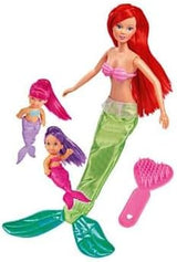 Simba 105734162001 105734162 - Steffi Love The Twin Mermaids / twee varianten / Steffi als zeemeermin / met twee baby-zeemeerminnen / modepop / 29 cm, voor kinderen vanaf 3 jaar