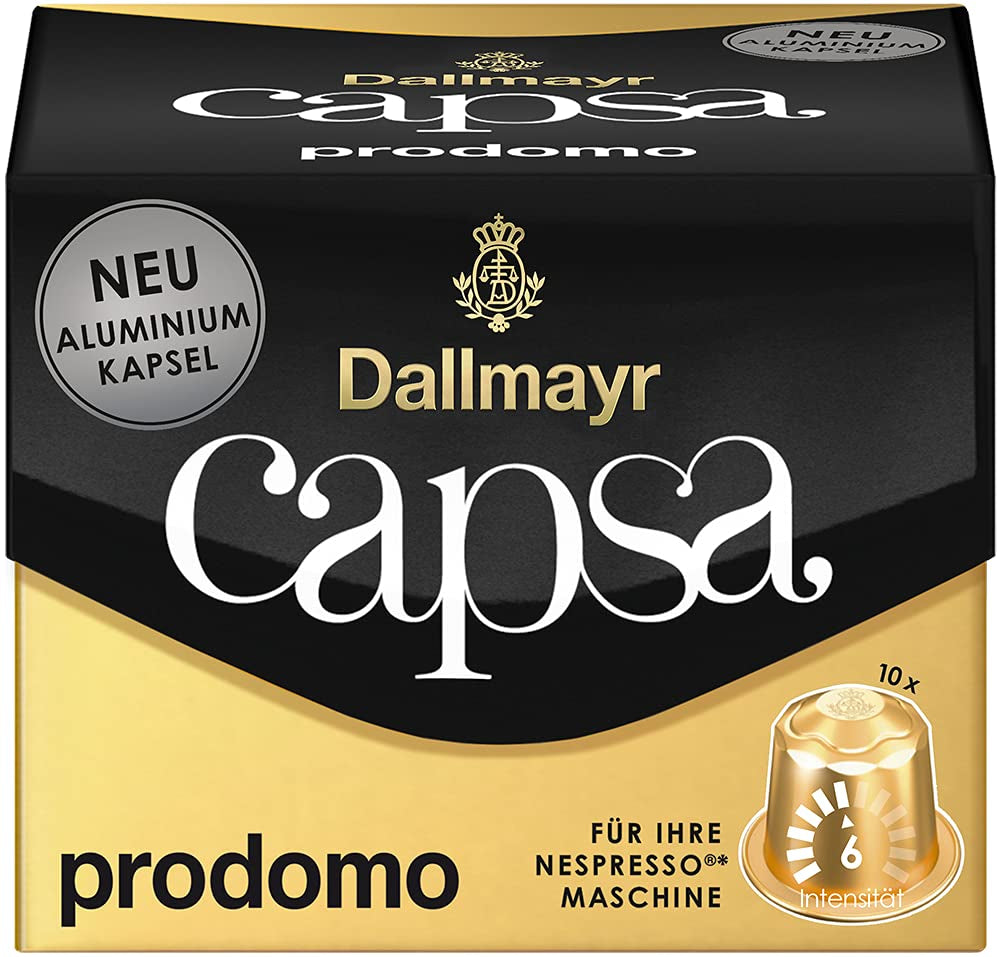 Capsa Lungo Belluno XXL, 39 Nespresso-compatibel Kapseln, 1er-pakket (1 x 218 g) & Capsa prodomo, 56g