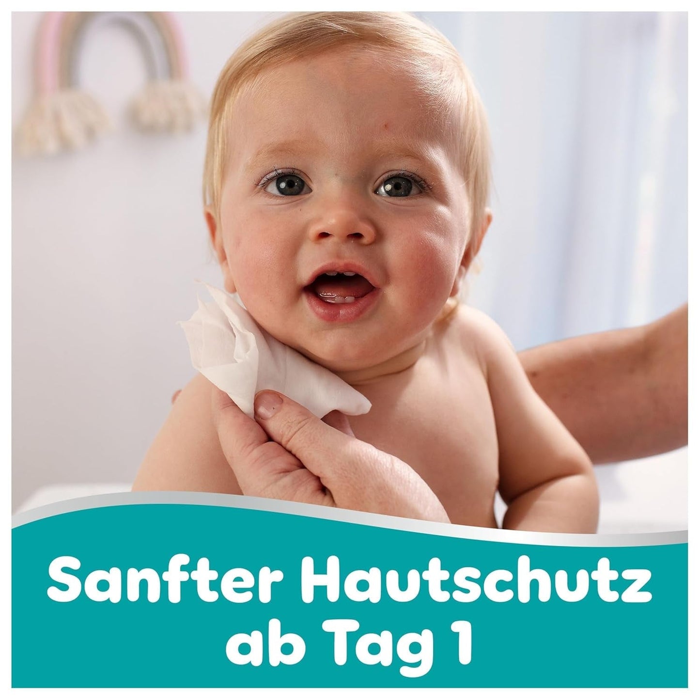 Pampers 99% water-babydoekjes, 12 pakjes van 60 doekjes = 720 babydoekjes, lichte lotion 99% water