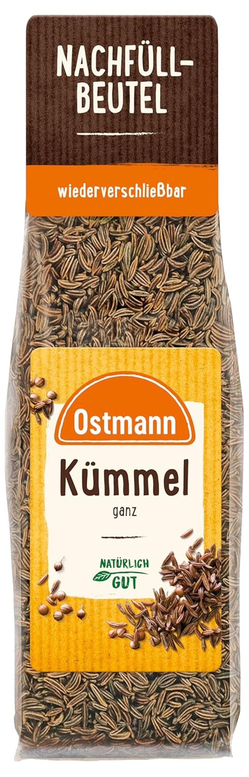 Ostmann - Hele komijn, voor het op smaak brengen van brood en gebak, 40 gram Condimente Naty Shop