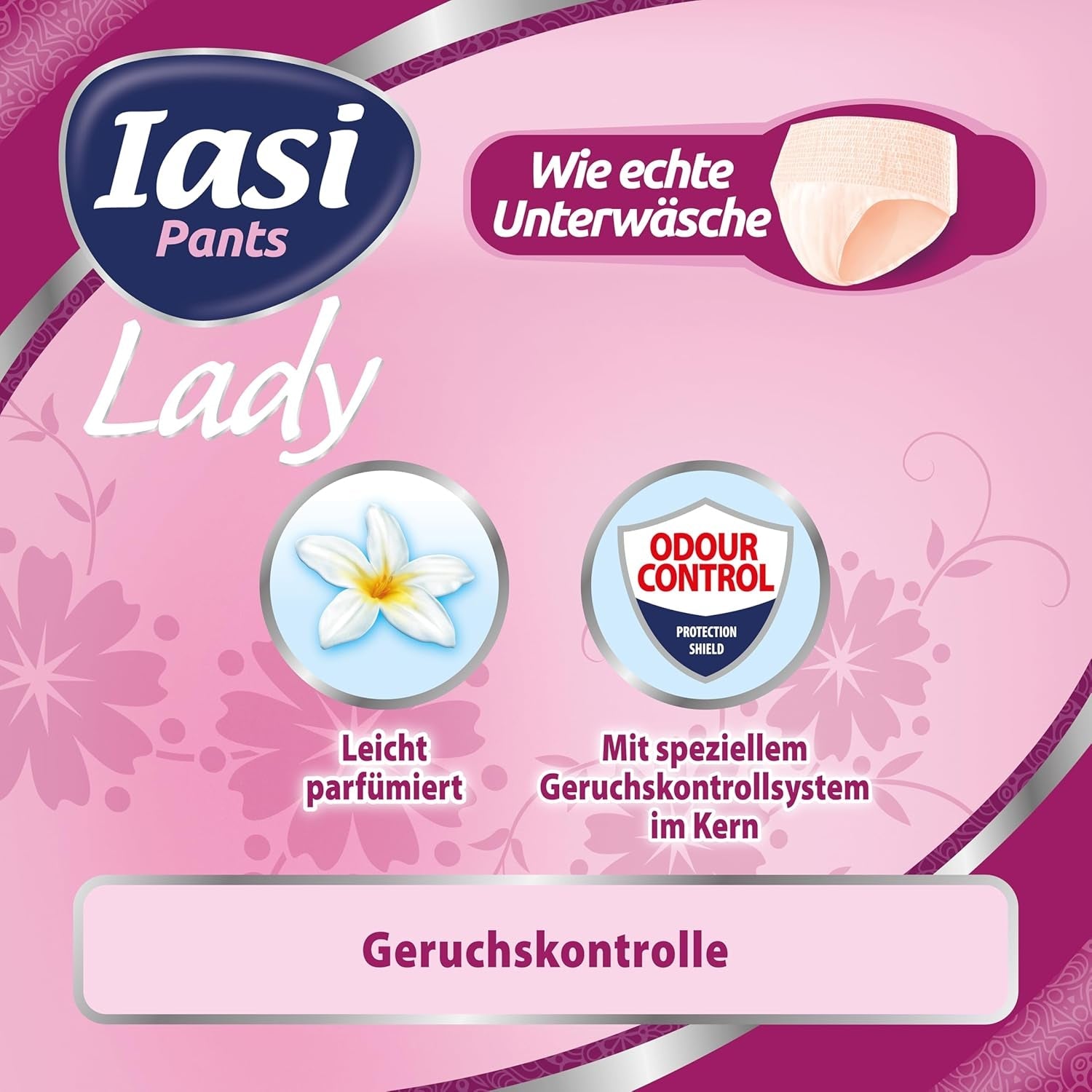 LADY Broek 48 Wegwerpbroekje voor urine-incontinentie Absorptievermogen Grote maat S voor dames 48 stuks