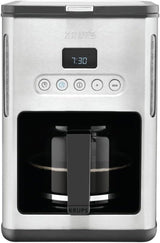 Koffie-espressomachine met filter Krups KM442D Premium | 10-15 kopjes | 1000 watt | programmeerbaar | warmhoudfunctie | roestvrij staal | zwart