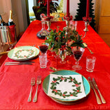 Talking Tables 20 XL papieren kerstservetten met hulstmotief | Luxe Wegwerpdoekjes | Herbruikbaar | Ideaal voor kerst- en etentjes | Hoge kwaliteit | 40 cm x 40 cm