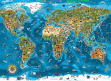 Educa - Wereldwonder, puzzel 12000 stukjes volwassenen en kinderen vanaf 14 jaar, wereldkaart (19057) Puzzel Naty Shop