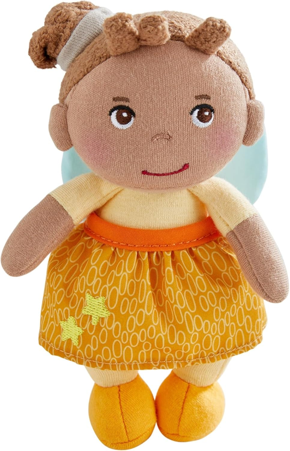 HABA Beschermengel Hulst - Pop van zachte stof (15 cm), perfect welkomstcadeau voor baby's en peuters - Wasbaar op 30 °C - 2011871001