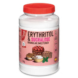 Erythritol + Sucralose 1:4 Süßstoff | 1G = 4G Zucker | 0 Netto-Kohlenhydraat - 0 Kalorien - 0 Glykämischer Index - Keto - Kein GVO - Castello sinds 1907 - 1 Kg Zoetstoffen Naty Shop Standaardtitel