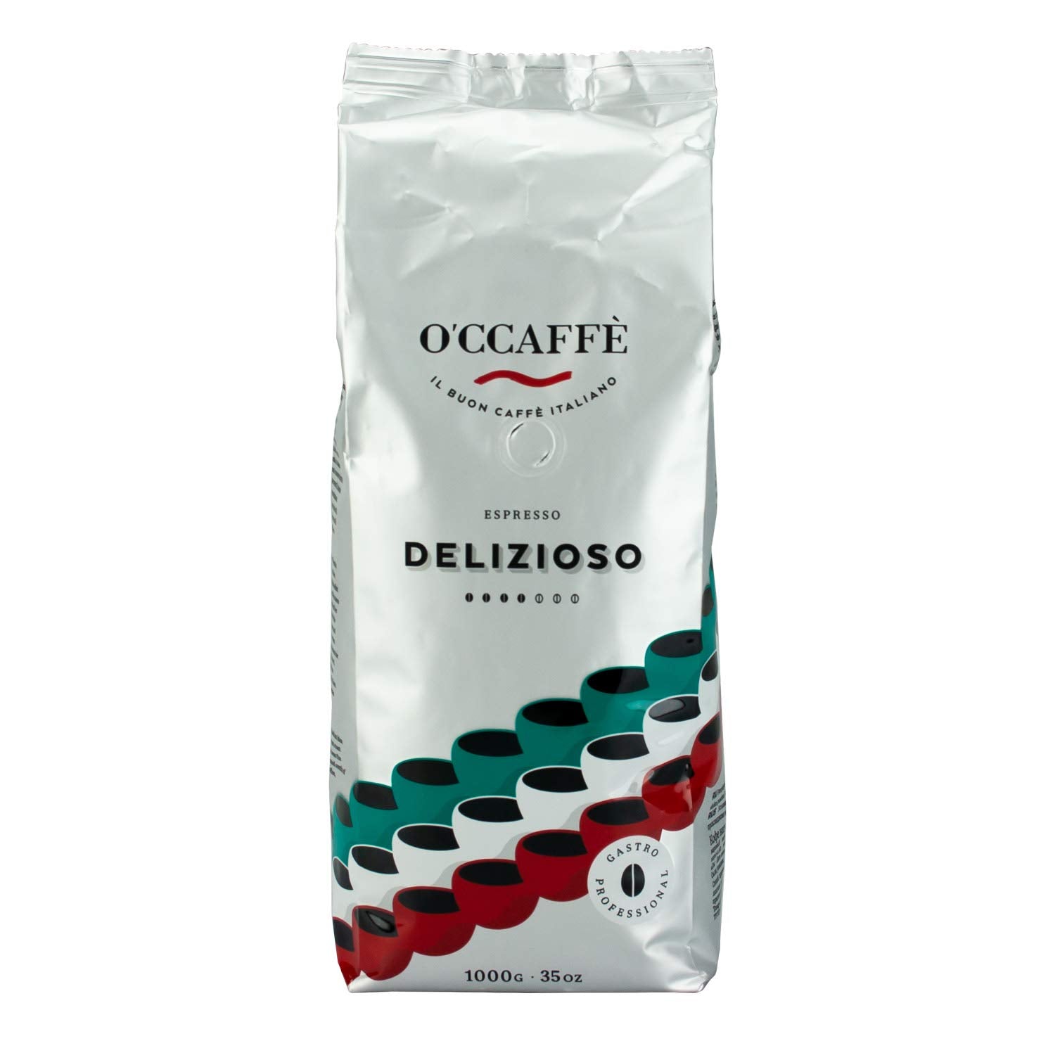 O'CCAFFÈ Gran Bar Cremaroma Koffiebonen 1kg