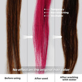Tijdelijke haarkleur 4,23 ounce kleurwas voor heren Dames Wasbaar Natuurlijke kleur Pommade Instant haarverf voor feest Cosplay Halloween (rood) Naty Shop haarverf