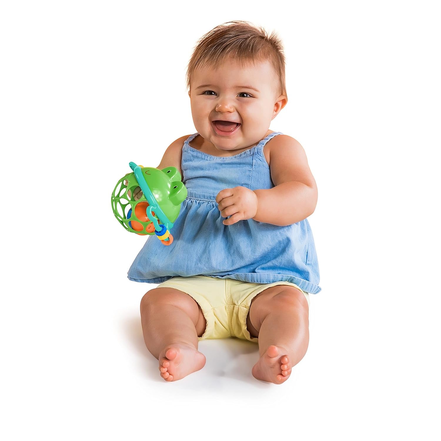 Bright Starts Little Shakers 6-delige cadeauset - Babyrammelaars en bijtringen BPA-vrij Gemakkelijk te vangen Unisex Newborn+