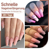Ballerina Gel Nagel Tips 216 stks 12 Maten Zachte Gel Nagel Tips Volledige Dekking Nagelverlenging Set Semi Matte DIY Thuis Kunst