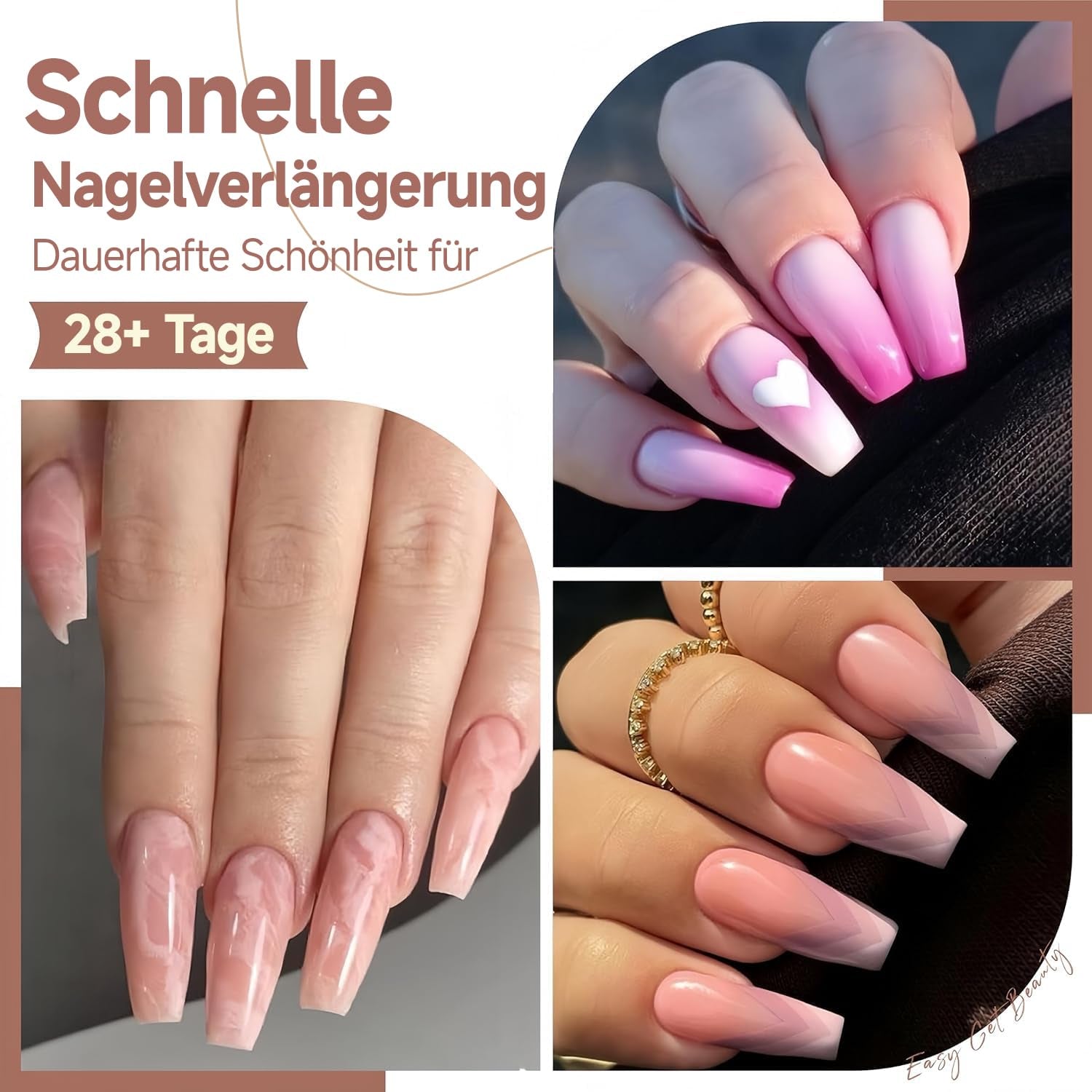 Ballerina Gel Nagel Tips 216 stks 12 Maten Zachte Gel Nagel Tips Volledige Dekking Nagelverlenging Set Semi Matte DIY Thuis Kunst
