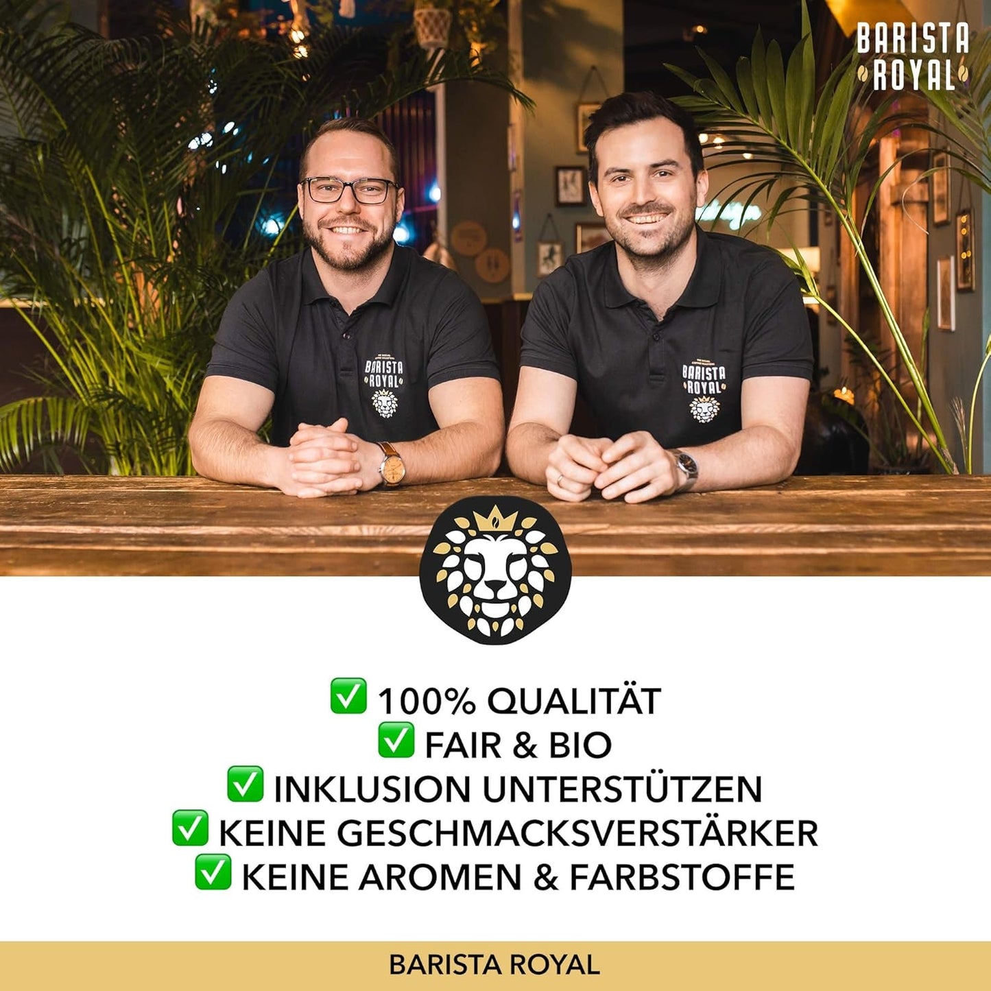 BARISTA ROYAL Bio Espressobohnen 1kg "Gran Señor" | Verse Kaffeebohnen rechtstreeks uit Honduras | 100% Arabica Espressoganze Bohnen | Ideaal voor volautomatische en Siebträger