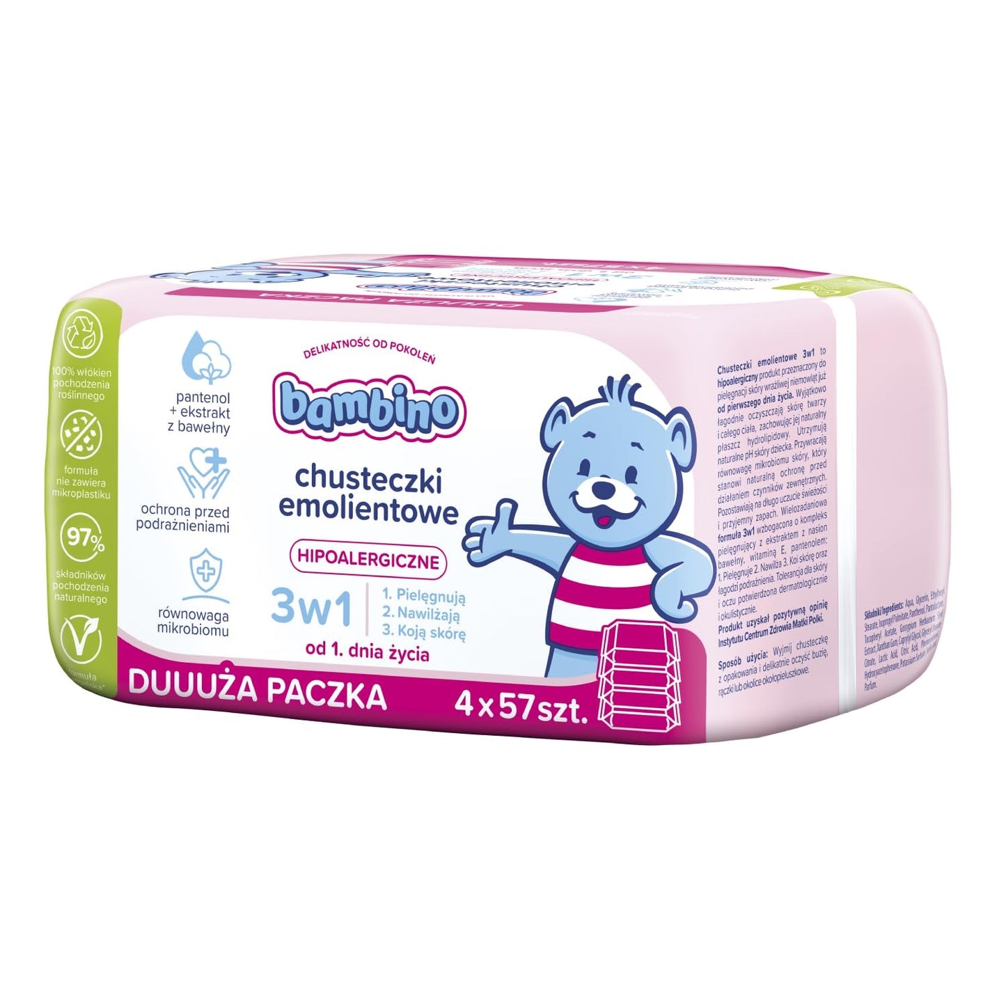 Doekjes 3 in 1 4x57 st