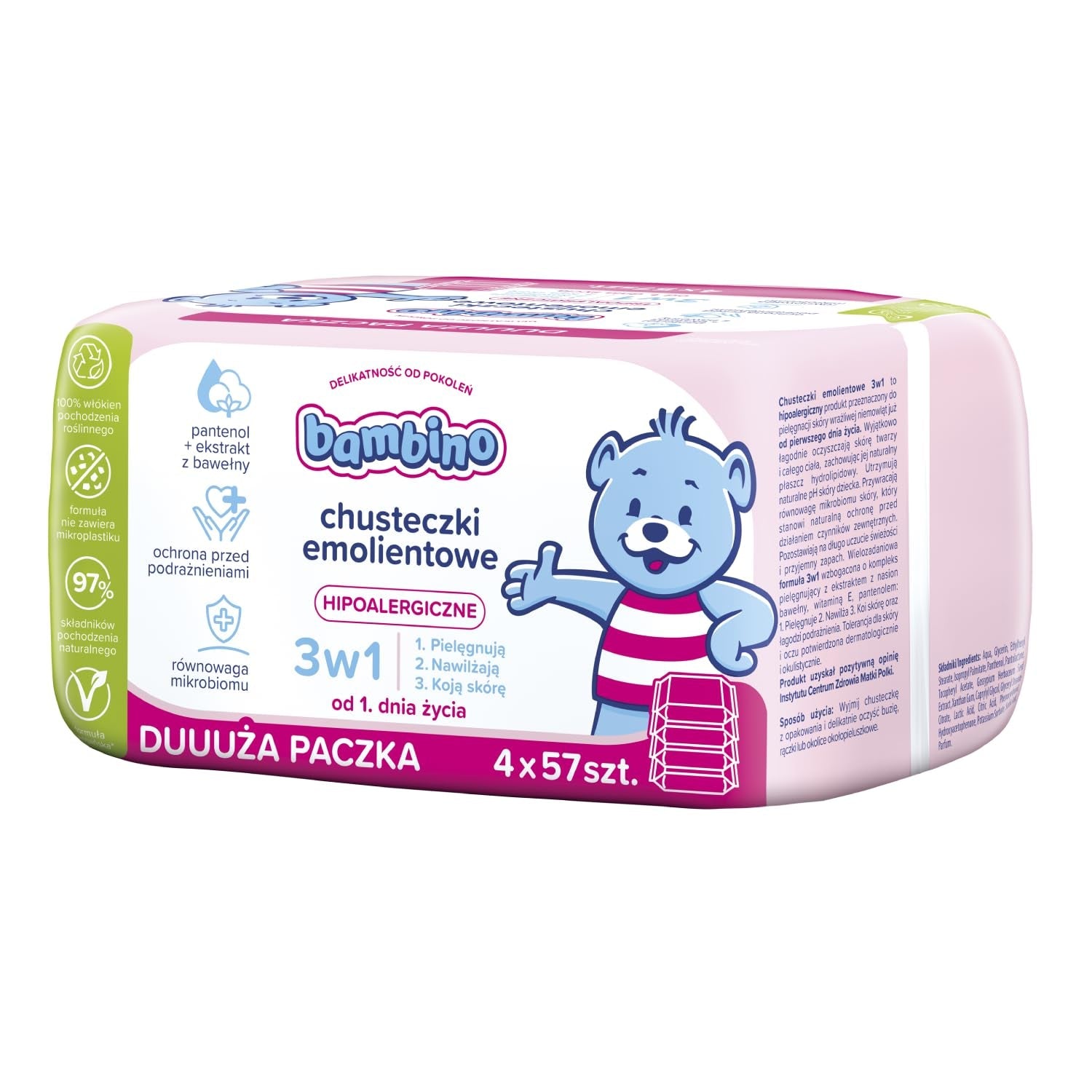 Doekjes 3 in 1 4x57 st