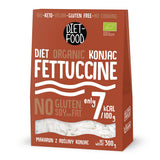 Fettuccine Konjac Noodles Bio Shirataki Diet-Food - 300 g, koolhydraatarm, suikervrij, keto, veganistisch, caloriearm, glutenvrij en eivrij, gemaakt van Konjac-meel