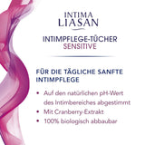 Intima Liasan by Sagrotan Sensitive intieme verzorgingsdoekjes, zeepvrij en alcoholvrij, 30 stuks (pak van 5)