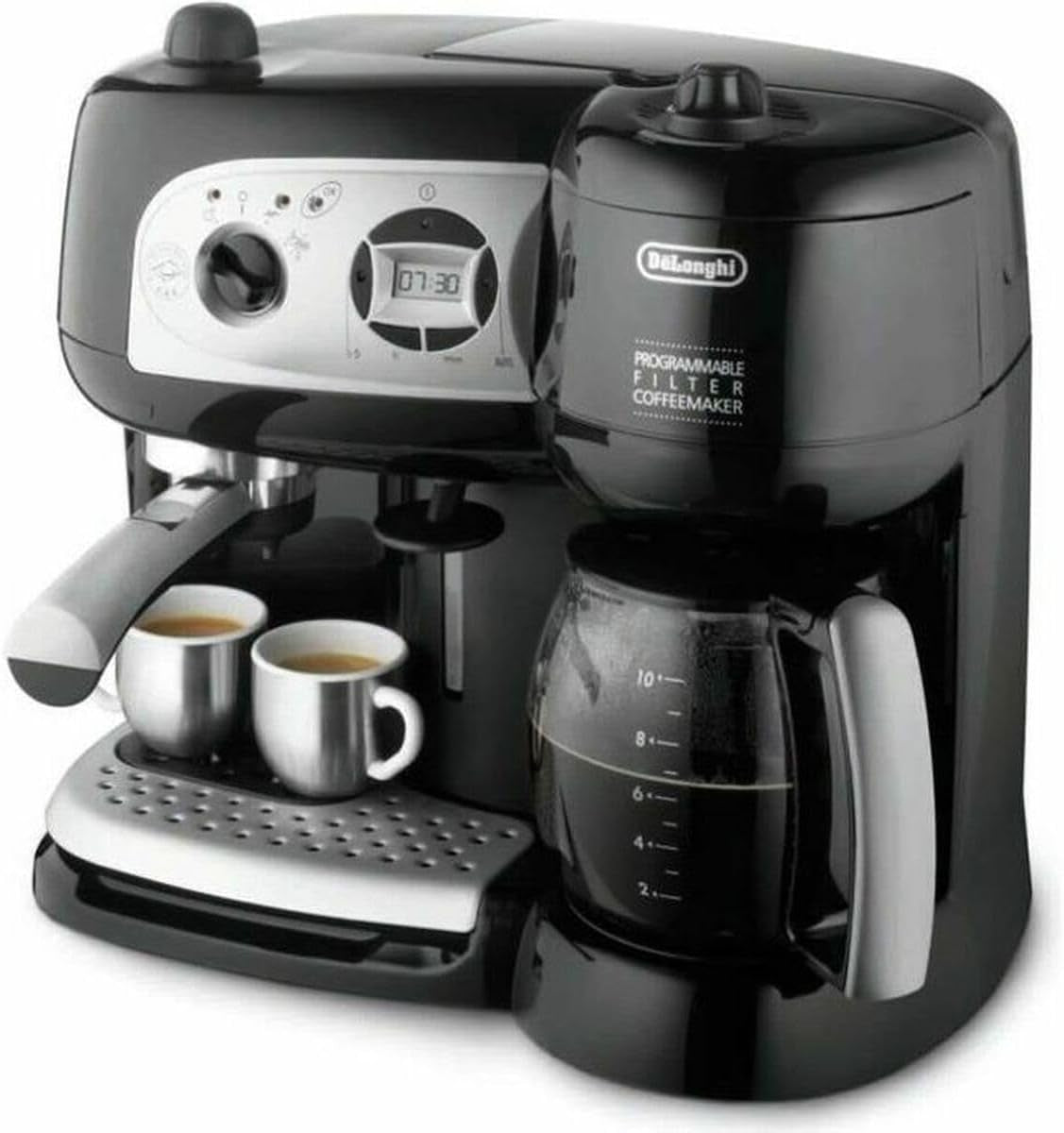 De'Longhi BCO264.1 Espresso- en koffiemachine in één, met pomp, zwart, 38 x 24 x 35 cm