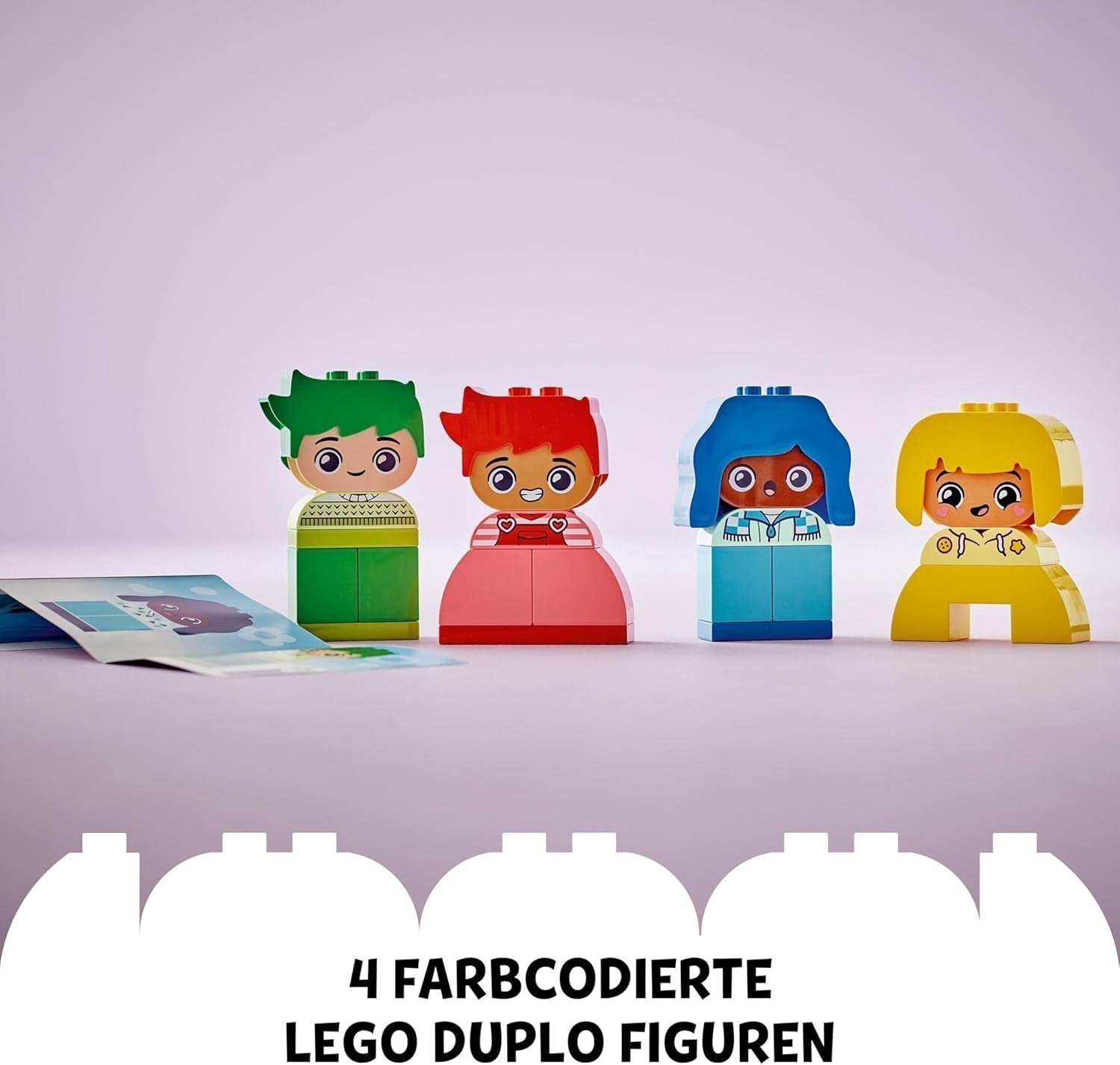 LEGO DUPLO Big Feelings, bouwstapelspel met 23 kleurrijke stenen en 4 figuren, motorisch speelgoed ter bevordering van de sociale en emotionele ontwikkeling van jonge kinderen vanaf 18 maanden 10415 Bouwsets Beuche den LEGO-Store