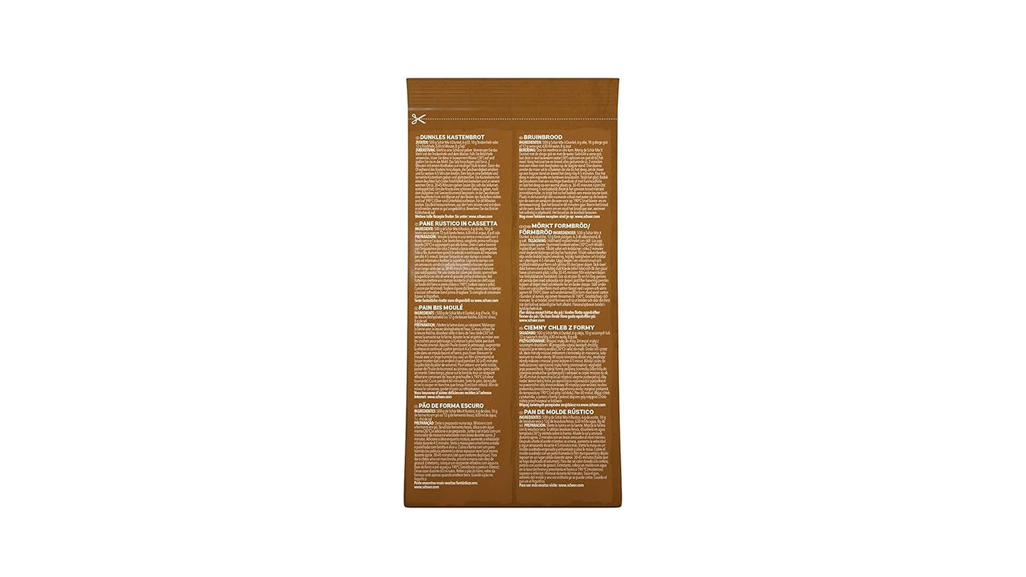 Mix It Dunkel Backmischung Glutenvrij 1Kg, 10Er Pack Mengsel voor bakken en koken Naty Shop