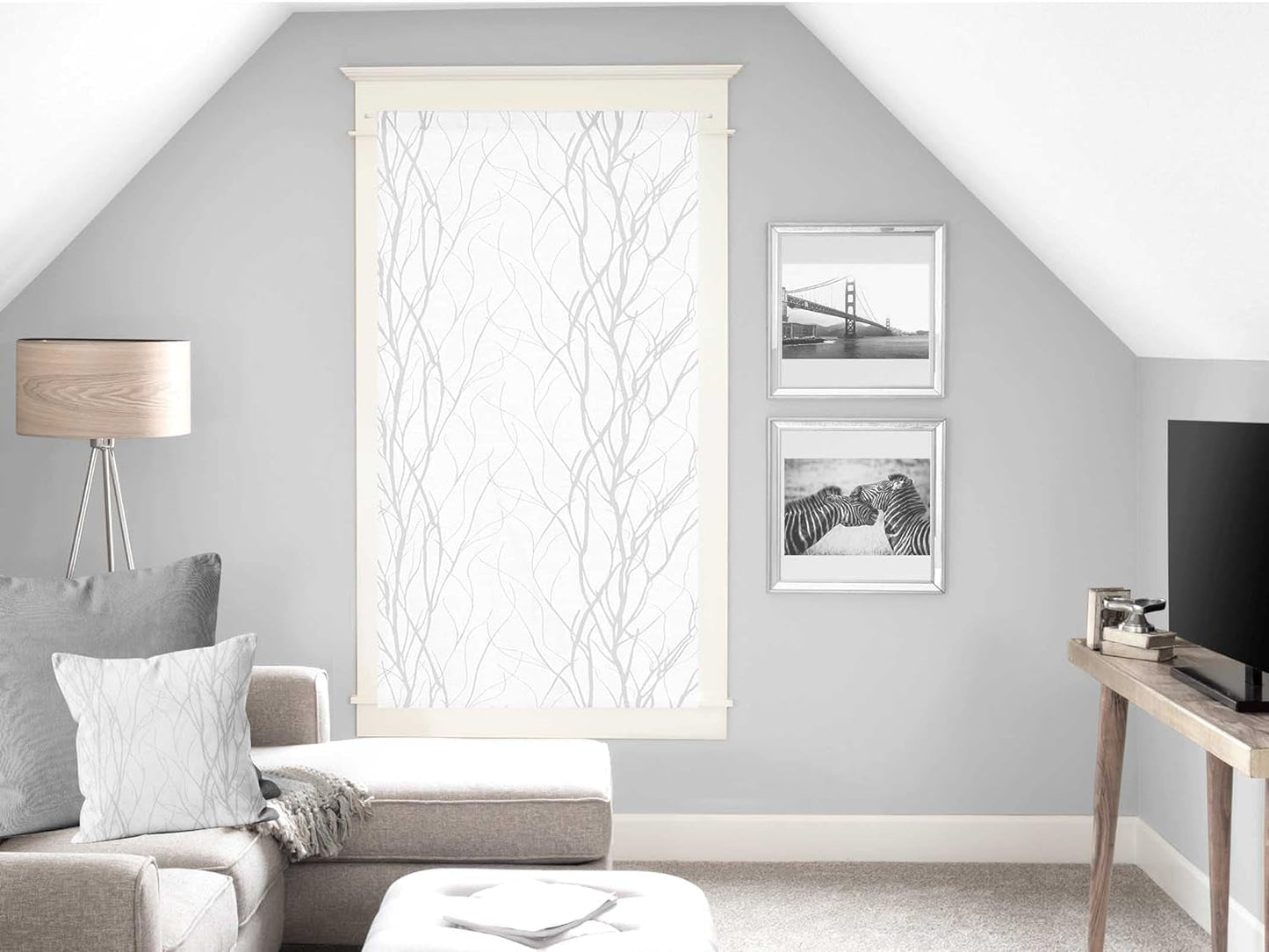 Soleil D'Ocre Liane Bise-Bise, Polyester, Wit, 70 X 200 Cm Dekbedden en quilts Naty Shop Wit H160 X B60 Cm (pak van 1)