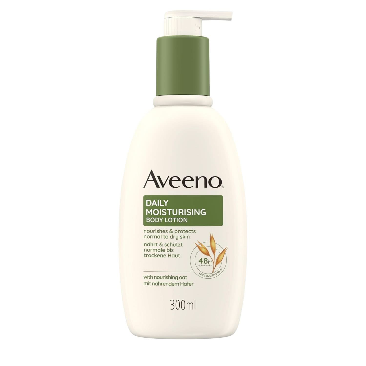 Aveeno Dagelijkse vochtinbrengende bodylotion, 300 ml Cosmetica en schoonheid Naty Shop Voor een zeer droge, gevoelige huid