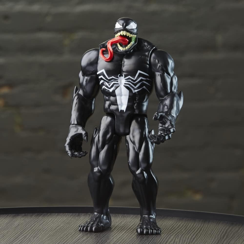 Hasbro Marvel Spider-Man Titan Hero Series Deluxe Venom Toy 30 cm actiefiguur, speelgoed voor kinderen vanaf 4 jaar Actiefiguren Naty Shop
