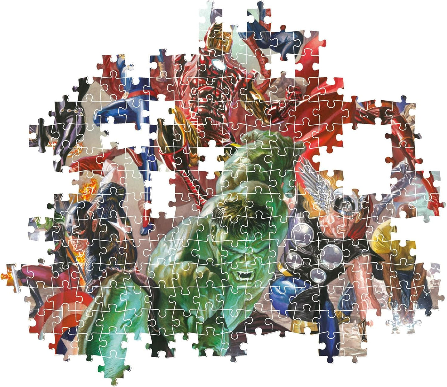 Clementoni Marvel puzzel 500 stukjes volwassenen - puzzel voor volwassenen in 49 x 36 cm - uitdagende puzzel voor volwassenen van Clementoni 35546 puzzel Naty Shop