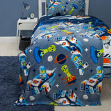 Character World Officiële Lego® City fleecedeken, superzacht, warmblauw plaid, Cityspace-ontwerp, perfect voor slaapkamers, kamperen en slapen, 100 x 150 cm bedden en dekens Besuche den Character World-Store