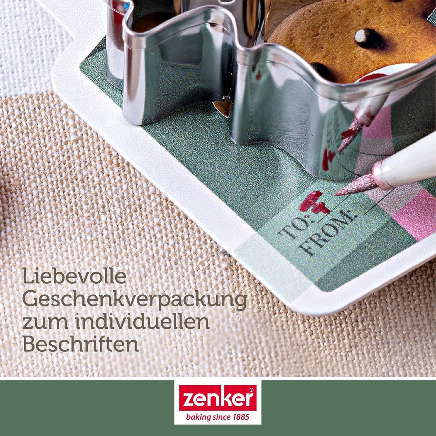 Zenker Ausstecher-Set Linzer Herz und Stern aus Edelstahl – Perfekt für Weihnachtskekse, 3-teilig, inkl. Geschenkverpakkingen, speelgoedartikelen en roestvrij – The Christmas Candy Shop