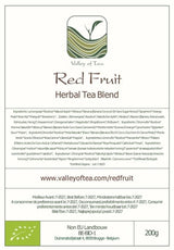 Mix van biologische fruit- en kruidenthee - 100% natuurlijke kruidenthee met de intense smaak van rood fruit - Fruitthee Biologische fruitthee Losse fruitthee Losse fruitthee Winterfruitthee