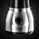 Russell Hobbs Standmixer 2-In-1 [1,5L Glasbehälter Mixer & 0,6L Mini Smoothie Maker -To-Go-Trinkflasche Inkl. Deckel] Spülmaschinenfest, Impuls-/Ice-Crush-functie, Becher BPA Frei, Edelstahl 23821-56 Keuken Naty Shop