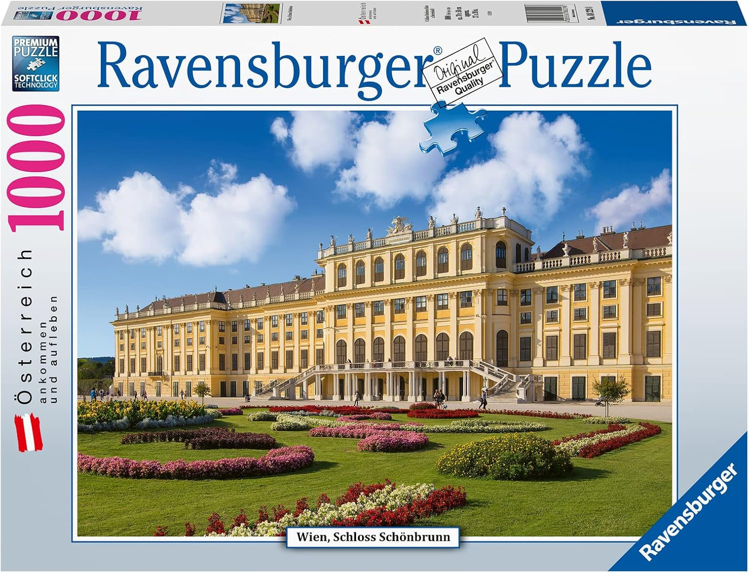 Ravensburger Puzzel 12000353 - Schloss Schönbrunn - Legpuzzel van 1000 stukjes voor volwassenen en kinderen vanaf 14 jaar, Puzzel Naty Shop Old Design