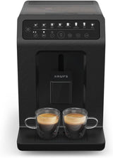 Krups EA897B Evidence ECOdesign automatische espressomachine, automatische espresso- en cappuccinofunctie, Quattro Force technologie, one-touch melkbekers, 8 presets, melksysteem, 1450W