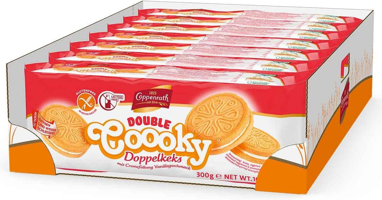 Coppenrath dubbele vanillekoekjes, glutenvrij en lactosevrij (1 x 300 g)