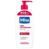 Mixa Urea Cica Bodylotion XXL, Met ureum en regenererend panthenol, Kalmerende en beschermende lichaamsmelk, Voor de droge huid, 400 ml Douche en bad Naty Shop