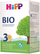 HiPP 3 Biologische opvolgmelk (4 x 600 g) - na 10 maanden, met Omega-3 (DHA, ALA), Calcium, Vitamine D, van de beste biologische kwaliteit
