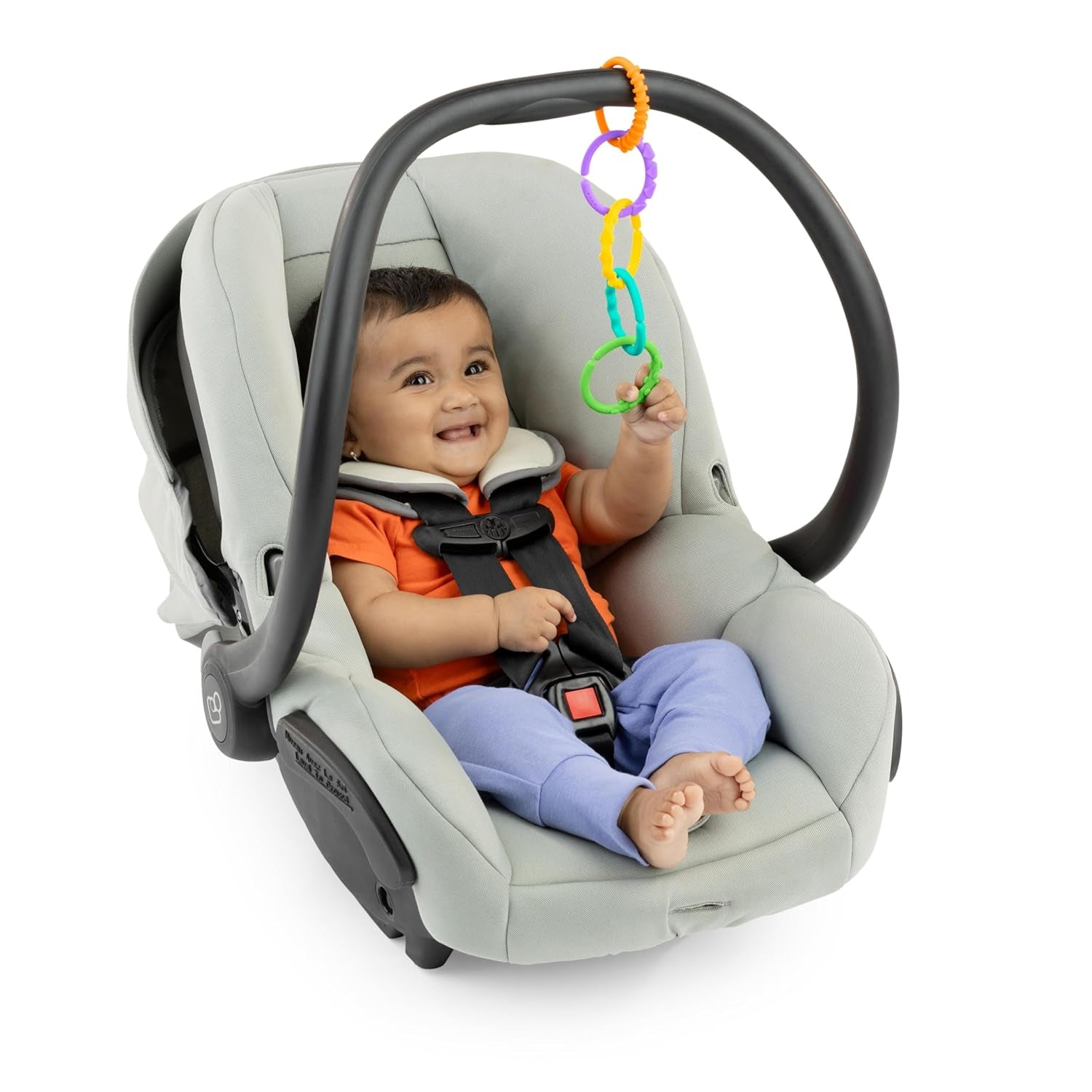 Heldere start, Oball, verbindingsschakels voor wandelwagenketting, veel schakels, opvouwbaar, gemakkelijk te bevestigen, gemakkelijk schoon te maken, perfect voor op reis Bebe Toys Naty Shop