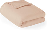 Madison Park Luxe vloeibaar katoen Hoge kwaliteit Zacht Comfortabel 100% ringgesponnen katoenen deken voor bedbank of bank Blush Full/Queen Naty Shop dekbedden en dekbedden Rood Full/Queen