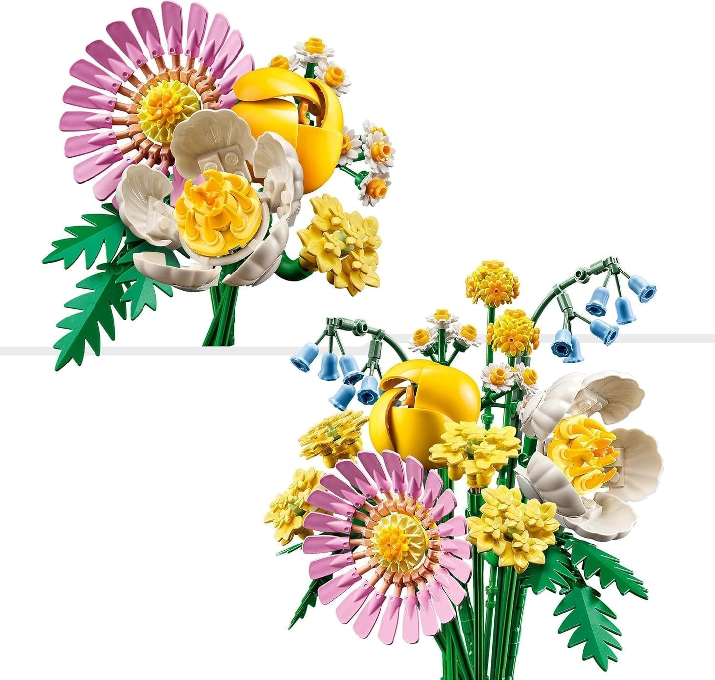 LEGO Botanicals Klein Zomerboeket - Kunstbloem Bouwset - Incl. klokjes, boterbloemen, tulpen - Cadeau-idee voor dames, moeders en heren - 10347 Bouwsets Besuche den LEGO-Store