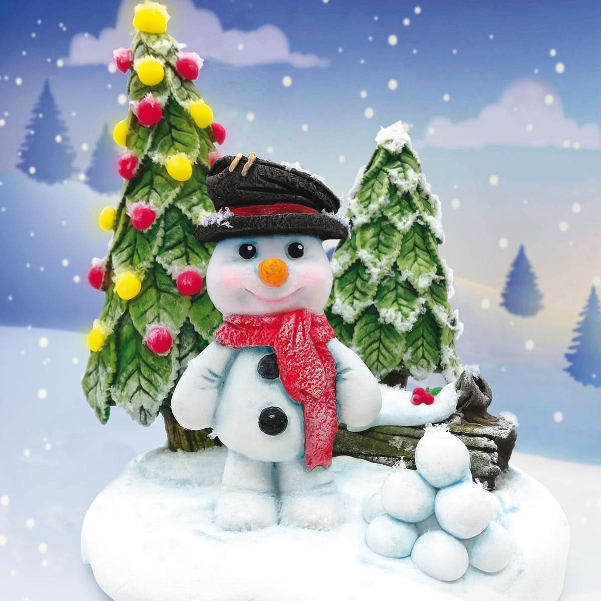Katy Sue, siliconen mal, sneeuwpop keuken Naty Shop