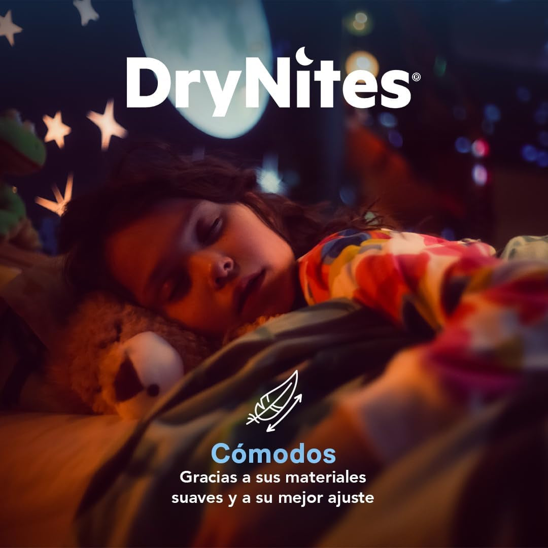 DryNites pyjamabroek voor meisjes 3-5 jaar, 1 pak (1 x 16 stuks)