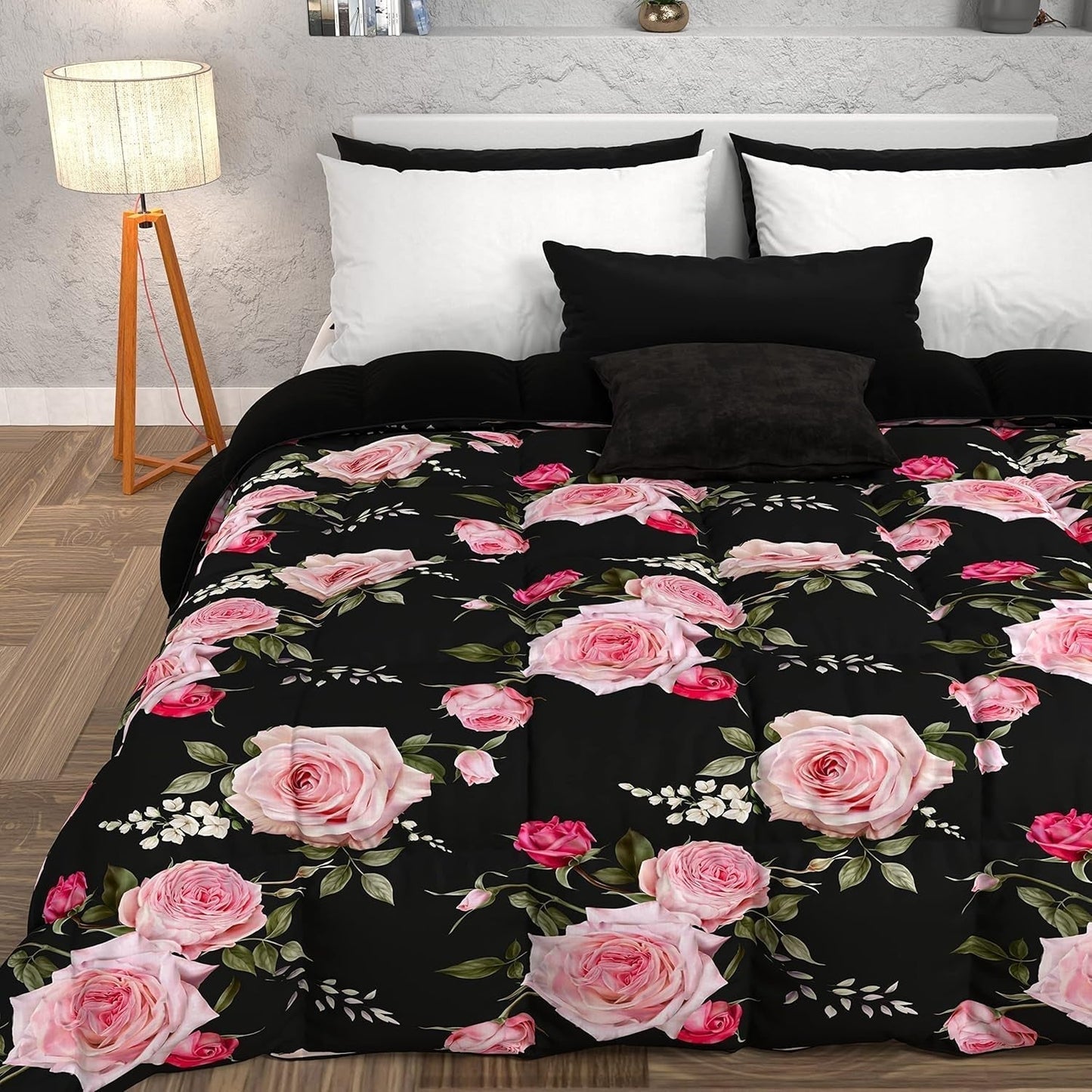 PETTI Artigiani Italiani - Winterquilt, Winterquilt, Eenvoudige quilt, Dubbelzijdig, Monocolor en digitaal printen, 100% hypoallergene microvezel, Made in Italy