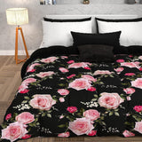 PETTI Artigiani Italiani - Winterquilt, Winterquilt, Eenvoudige quilt, Dubbelzijdig, Monocolor en digitaal printen, 100% hypoallergene microvezel, Made in Italy