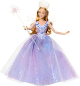 Mattel Wicked: Part 2 van Universal Pictures Glinda Deluxe pop met afneembare outfit en 3 accessoires, geïnspireerd door de film, JFM13, [Multicolor]