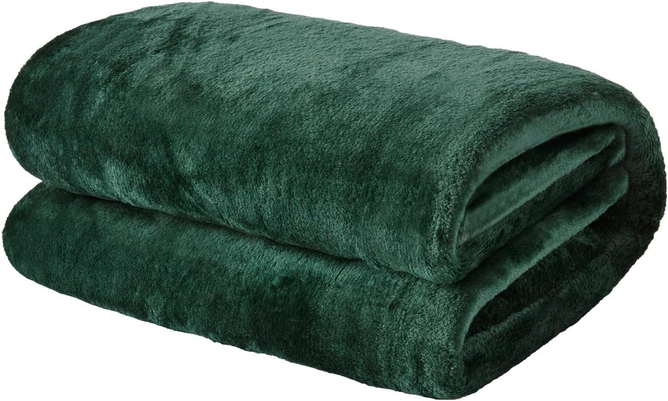 Brentford's ultrazachte fleece sprei, zilvergrijs, groot tweepersoonsbed - 150 x 200 cm bedden en dekens Beuche den Brentfords-Store Smaragdgroen 120 x 150 cm