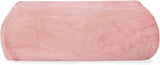 HOMLA Pluizige en warme rode fleecedeken - voor bank en bed Comfortabele deken Sofadeken Woonkamerdeken - gemakkelijk te onderhouden 150 X 200 cm Roze Bedden en Dekens Besuche den HOMLA-Store