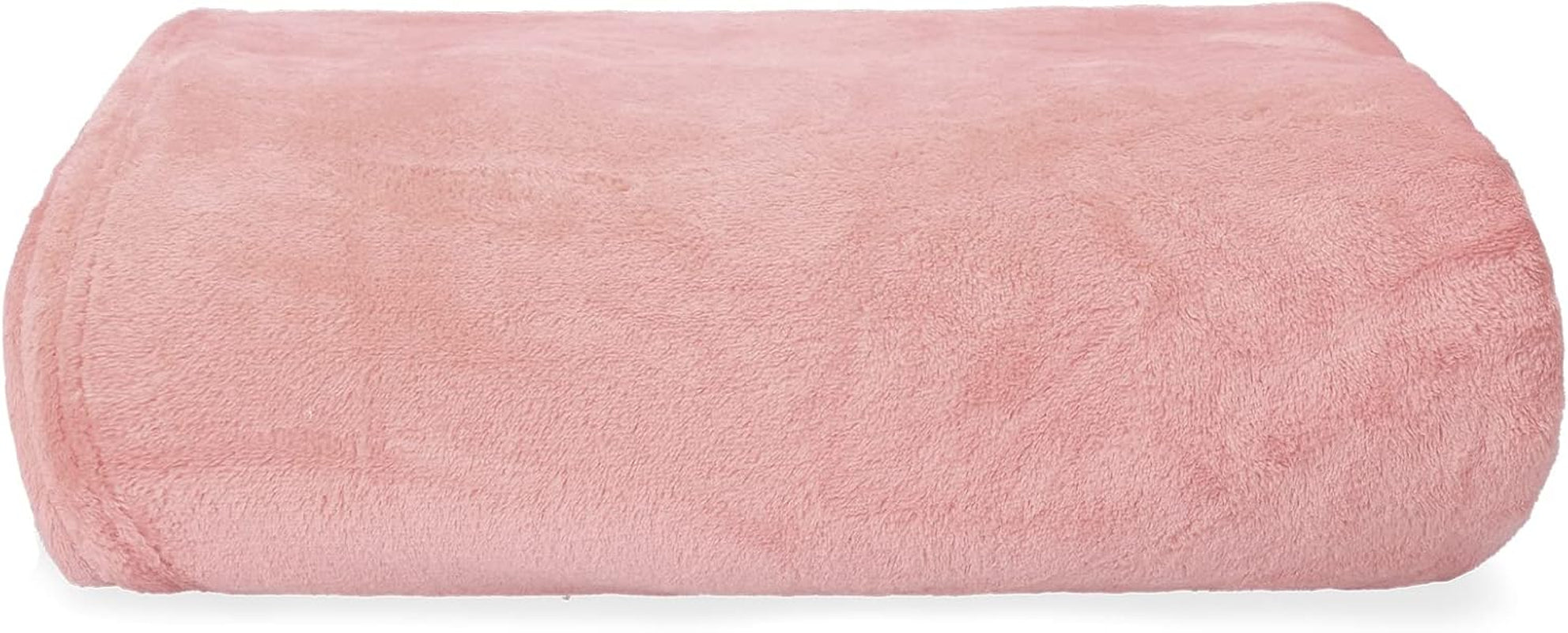 HOMLA Pluizige en warme rode fleecedeken - voor bank en bed Comfortabele deken Sofadeken Woonkamerdeken - gemakkelijk te onderhouden 150 X 200 cm Roze Bedden en Dekens Besuche den HOMLA-Store