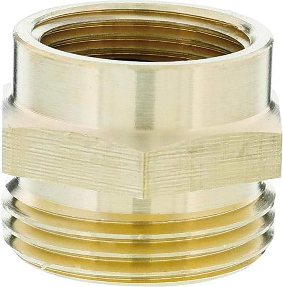 Gardena messing draadnippel: Messing connector voor aansluiting aan beide zijden, b.v. naar pompen, pijpdraad 26,5 mm (G 3/4 inch) (7260-20)